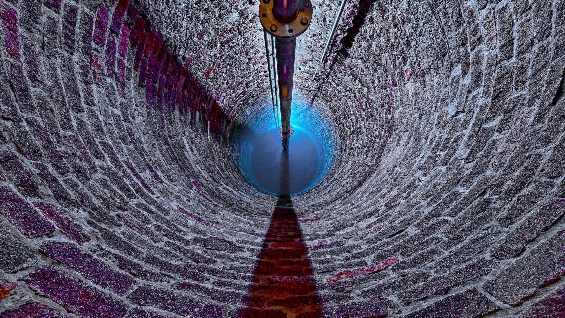 Schaubrunnen in der Brauerei der Sinne