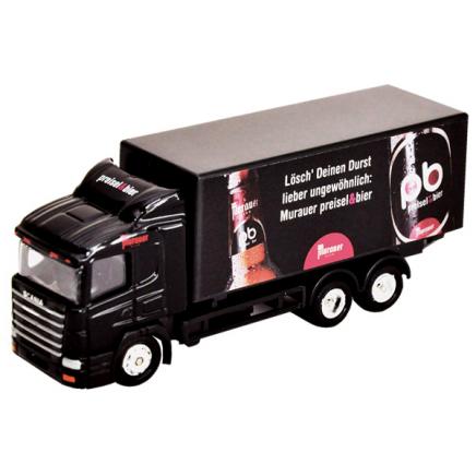 Preisel und Bier LKW in schwarz