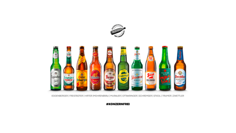 Biere der unabhängigen Privatbrauereien
