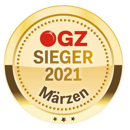 Medaille für das Märzenbier ÖGZ Sieger 2021