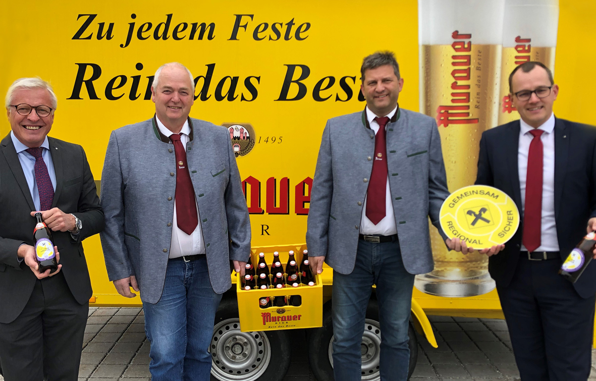 Sonderedition Murauer Märzenbier für die Raiffaisenbank Lungau