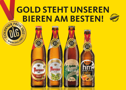 Biere die DLG Gold 2022 bekommen haben.