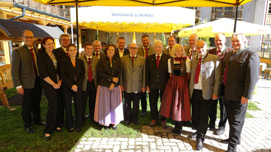 Generalversammlung 2022 mit allen Vorständen und Aufsichtsräten der Brauerei Murau