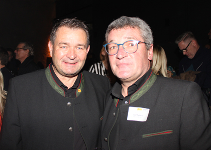 Franz Mayrhofer (Aufsichtrsat Brauerei) und Josef Rieberer (geschäftsführender Vorstand Brauerei)